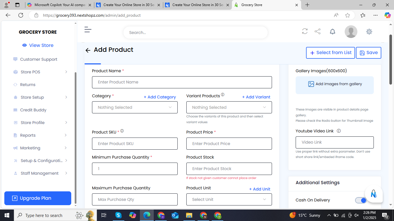 Product Name Nextshopz